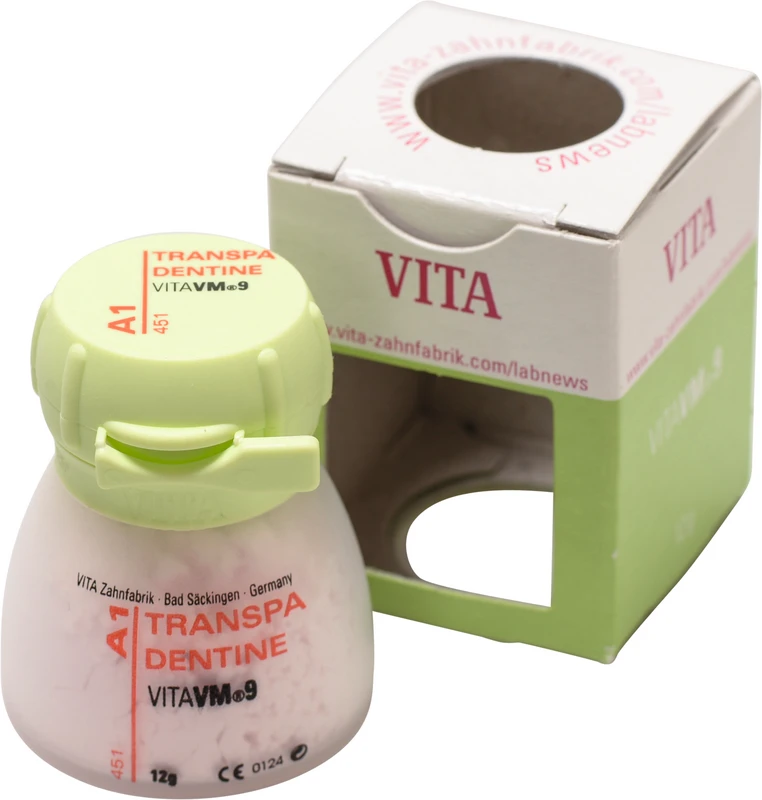 VITA VM® 9 classical A1-D4®  Dose  12 g Pulver transpa dentine A1