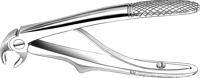 Kinderzahnzangen nach Klein  Stück  280A\7 mit Feder, UK Wurzeln