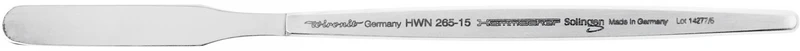Misch- und Laborspatel  Stück  HWN 265-15, 150 mm, mit Metallheft, aus Wironit