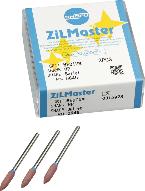 ZiLMaster  Packung  3 Stück HP, blau medium, Walze, ISO 040