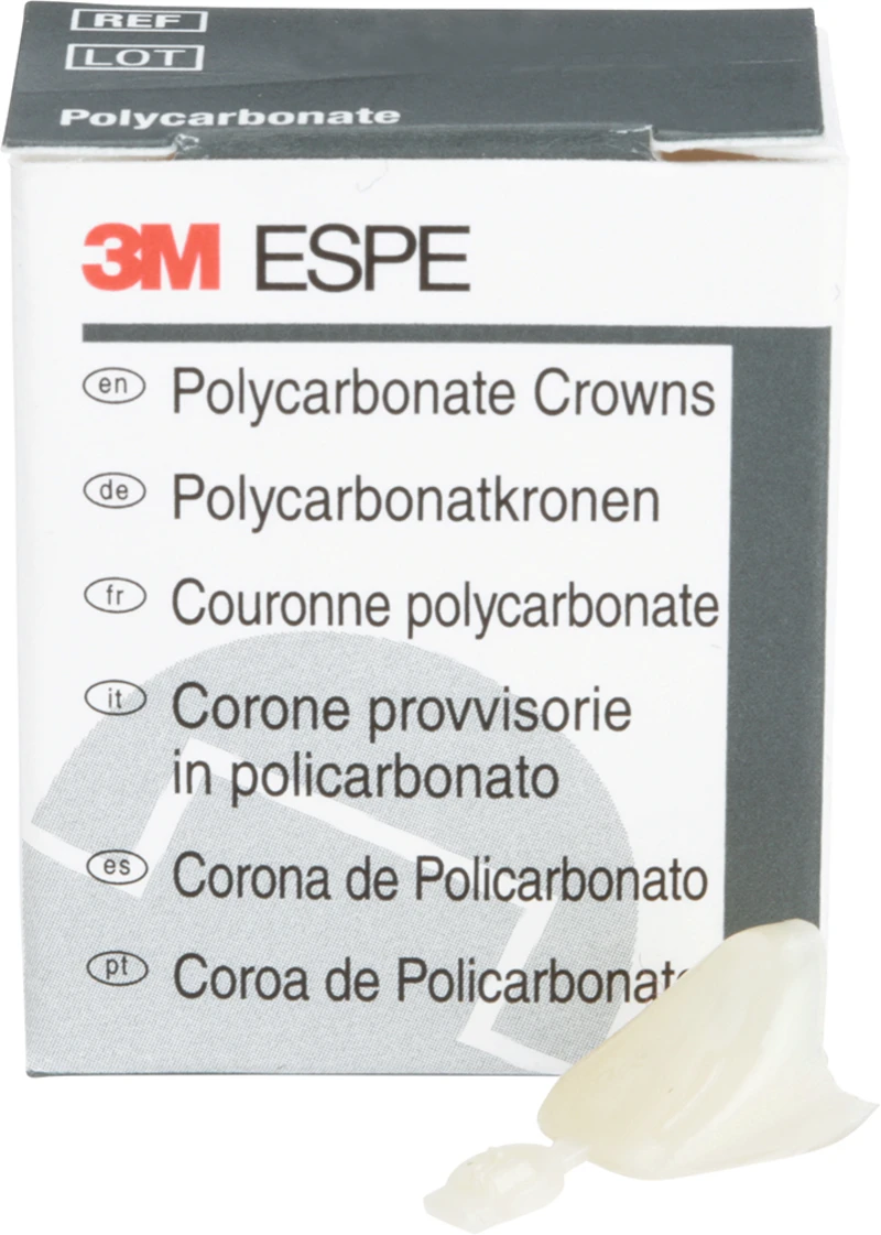 Polycarbonat-Kronen  Packung  5 Stück Nr. 103