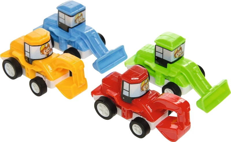 Bagger mit Rückzug  Packung  24 Stück