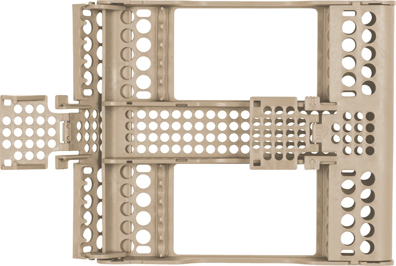 E-Z Jett Kassetten  Stück  20,2 x 17,9 x 3 cm, für 10 Instrumente beige