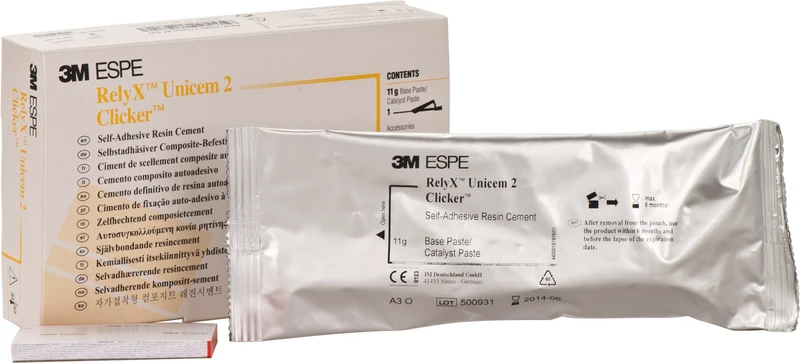 RelyX Unicem 2 Clicker  Packung  11 g Clicker Dispenser A3 opak, 1 Anmischblock