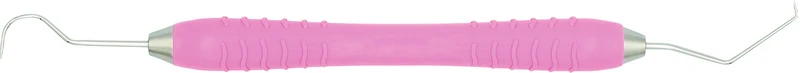 Zahnsonde Colori Silikon LS   Stück  Figur 17-23, LiquidSteel, doppelendig, fein, Silikongriff, pink
