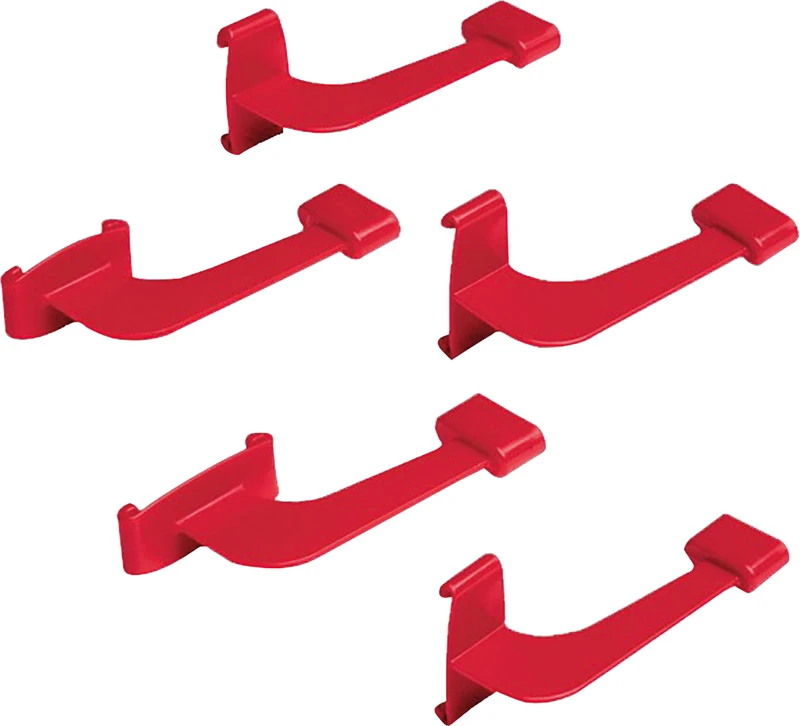 XCP® Farbcodierte Bissplatten  Packung  6 Stück rot, horizontal, für 3 x 4 cm Filme