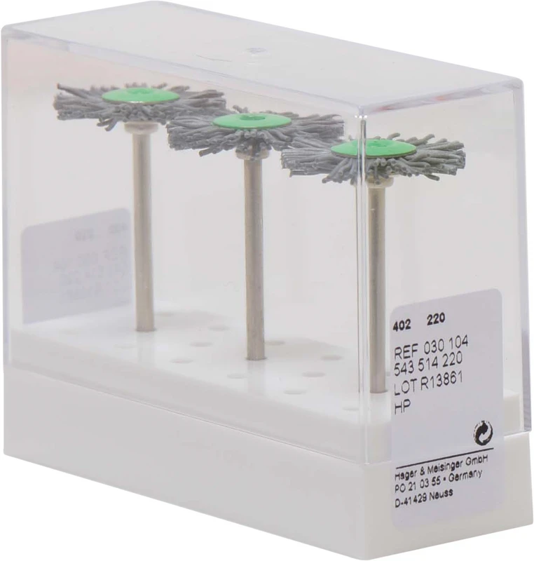 Polyamidfräser 402  Packung  3 Stück grün, HP, Figur 543, 2,3 mm, ISO 220