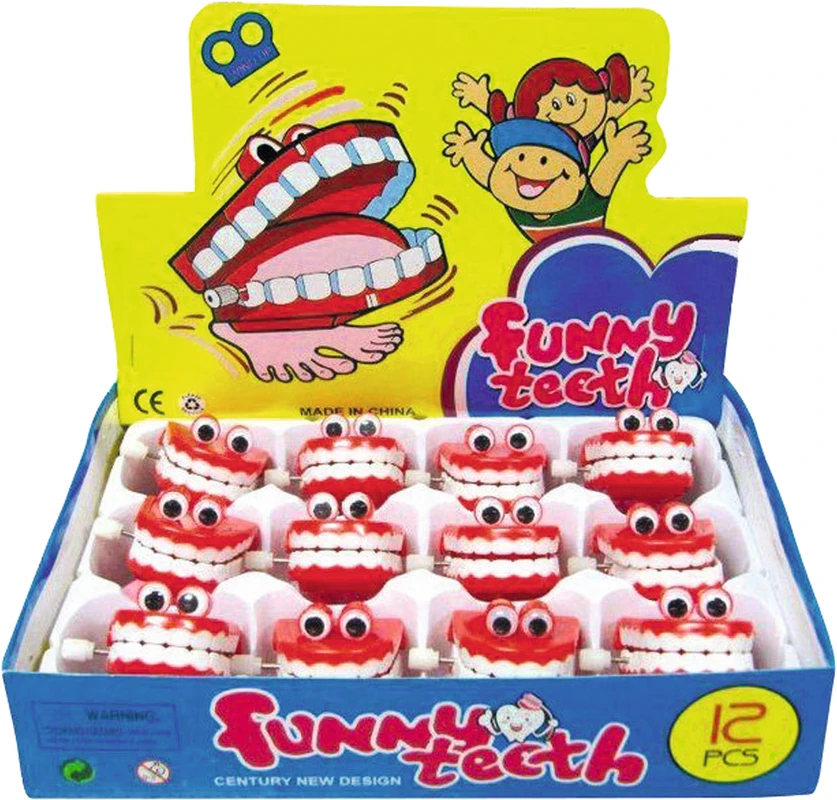Hüpfendes Gebiss  Packung  12 Stück