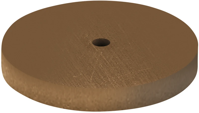 EVEFLEX  Packung  100 Stück unmontiert, braun mittel, Figur Rad, 22 x 3 mm