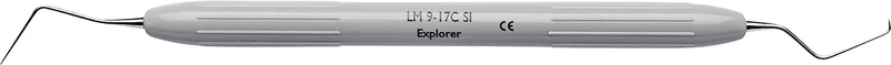 LM Sonden (Explorer)   Stück  Figur 9\17C, zentriert, grau, LM-ErgoNorm Griff