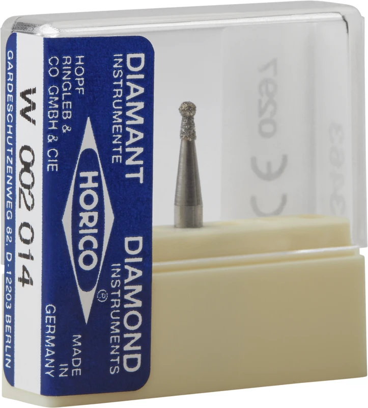 Diamantschleifer 002  Stück  FG, Figur 002, 3 mm, ISO 014