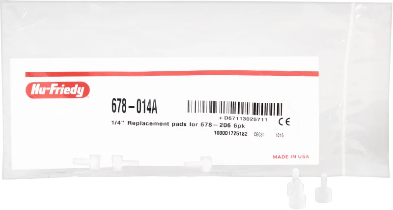 Ersatzpad  Packung  6 Stück aus Kunststoff für 678-014A