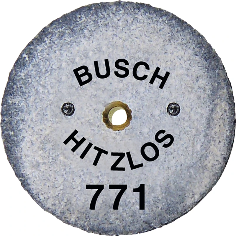 HITZLOS Schleifräder  Packung  12 Stück unmontiert, mittel, Figur 372, Bohrung Ø 1,8, 3 mm, ISO 190