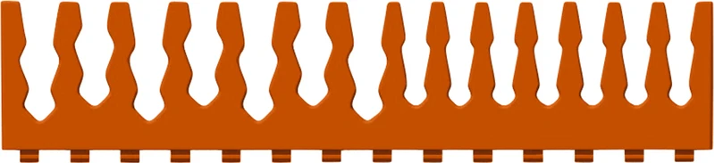 Silikonsteg für MELAstore® Tray   Packung  2 Stück für Tray 200, orange