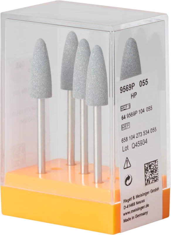 Kunststoffpolierer 9569  Packung  5 Stück grau, HP, Figur 273, 17 mm, ISO 055