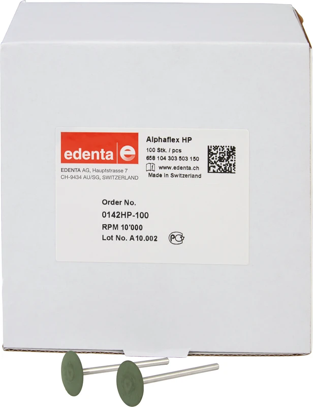 Alphaflex  Packung  100 Stück grün, HP, Figur 303, 2,5 mm, ISO 150