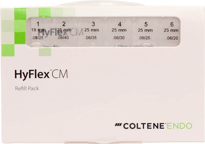 HyFlex® CM Crown-down  Packung  6 Stück 25 mm, L