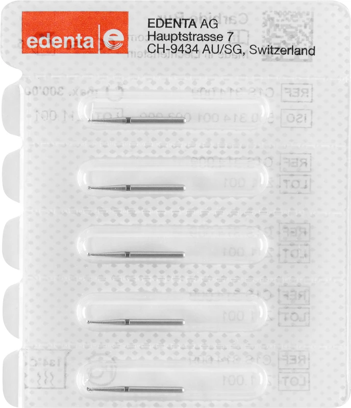 HM-Bohrer C1S  Packung  5 Stück grün, FG, Figur 001, ISO 009