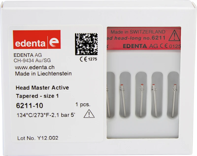 HeadMaster konisch, Aktiv  Packung  10 Titanstifte Gr. 1, lang