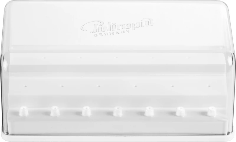 Musterbox  Stück  unbestückt, zur Aufnahme von 18 Instrumenten mit 2,34 mm Schaft