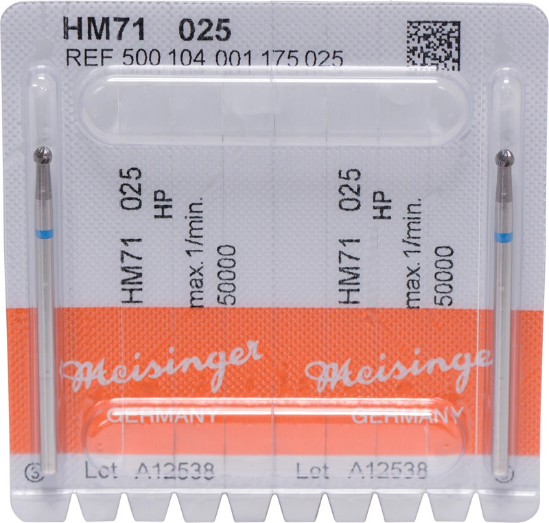 HM-Bohrer 71  Packung  2 Stück HP, Figur 001, ISO 025