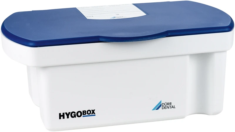 HYGOBOX  Stück  Wanne grau, Siebeinsatz weiß, Deckel blau