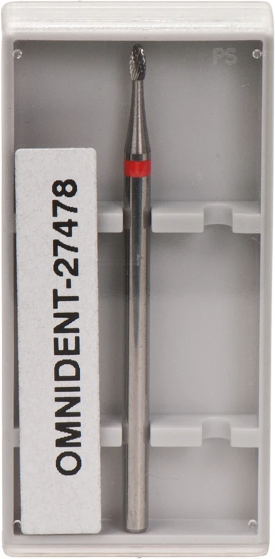 Omni HM-Fräser Schliff 20  Stück  kreuzverzahnt, rot fein, HP, Figur 277, 3 mm, ISO 014