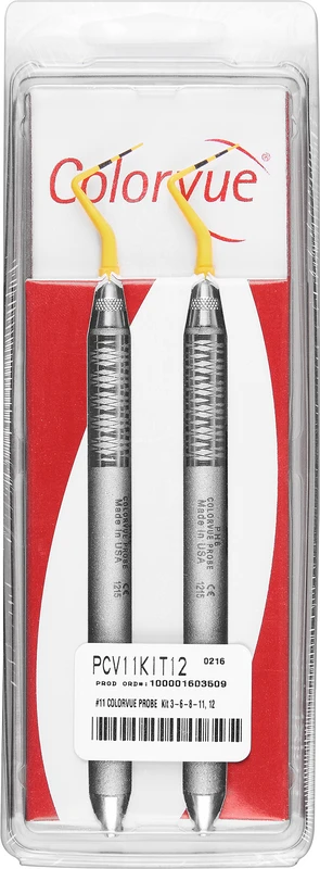Colorvue®-Parodontometer  Kit  12 Spitzen, 2 Griffe