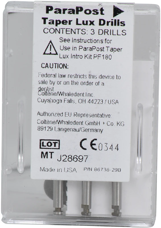 ParaPost® TAPER LUX  Packung  3 Bohrer Gr. 4,5