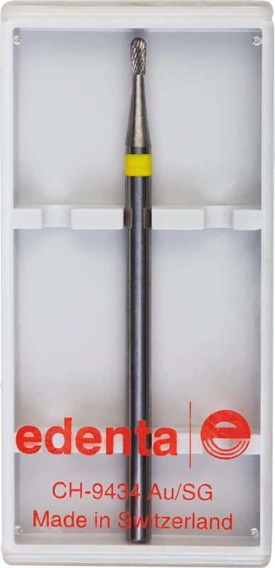 HM-Fräser Schliff 30  Stück  Kreuzverzahnung, gelb superfein, HP, Figur 237, 3 mm, ISO 014