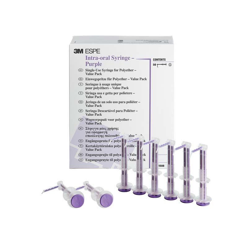 Intra-oral Syringe  Valuepackung  50 Stück lila