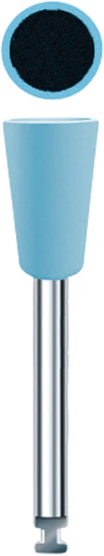 Prophy Polierer Pasteless  Packung  12 Stück blau, Länge 10 mm, ISO 060