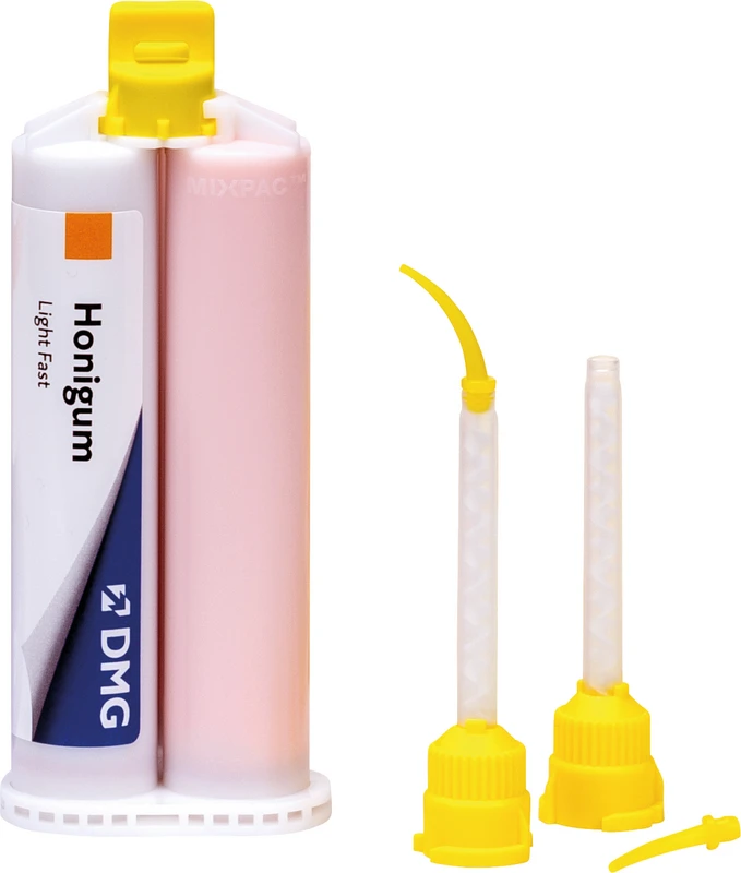 Honigum Light  Vorteilspackung  8 x 50 ml Doppelkartusche Fast, Zubehör