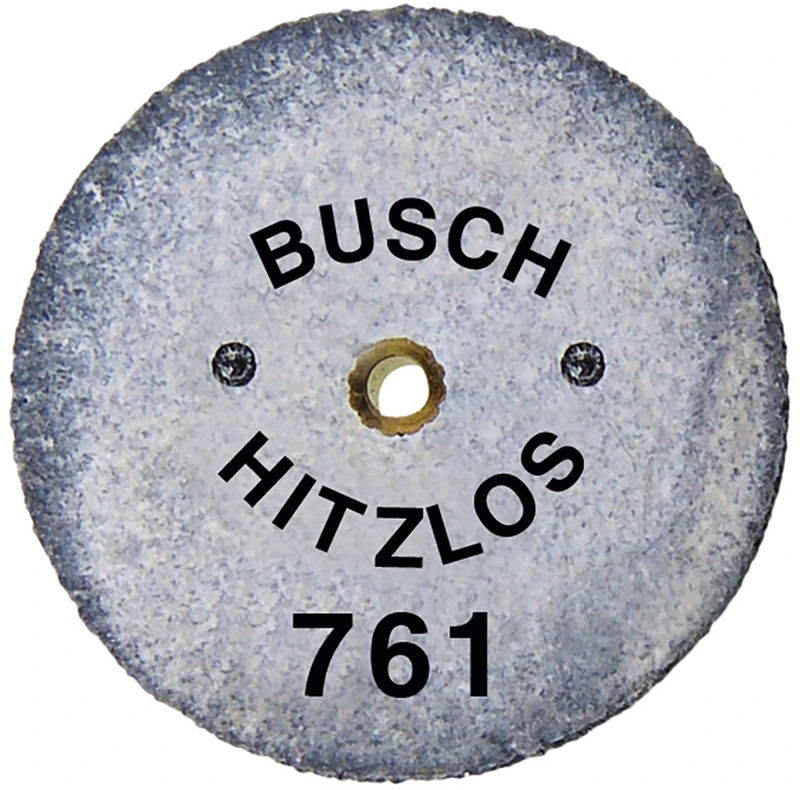 HITZLOS Schleifräder  Packung  12 Stück unmontiert, mittel, Figur 372, Bohrung Ø 1,8, 3 mm, ISO 160