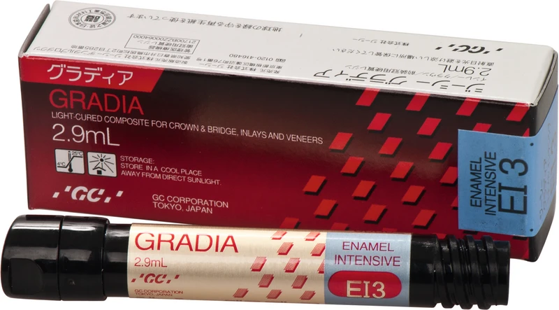 GC GRADIA®  Spritze  2,9 ml Paste enamel intensiv EI 3