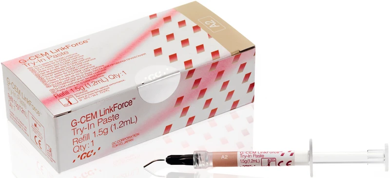 GC G-CEM LinkForce  Spritze  1,5 g Try-In-Paste A2