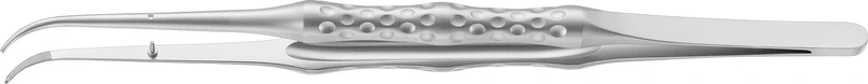 ERGOPERIO Mikropinzetten  Stück  Tweezers, gebogen, 1 x 2 Zähne, 175 mm