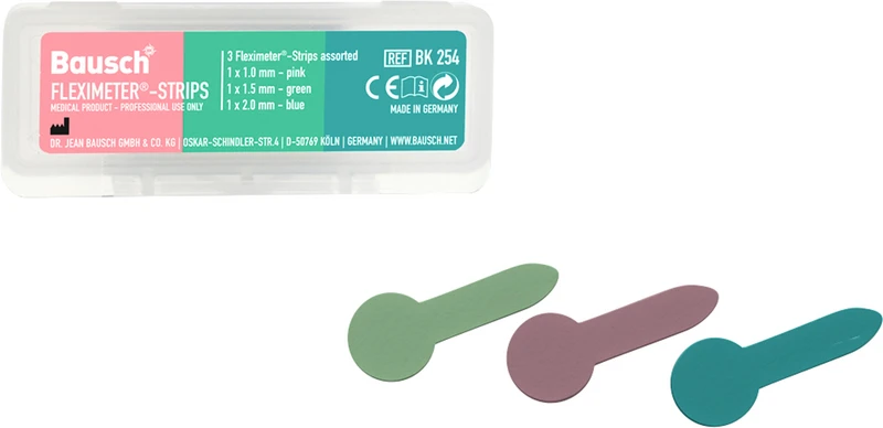 Fleximeter-Strips  Packung  3 Stück sortiert