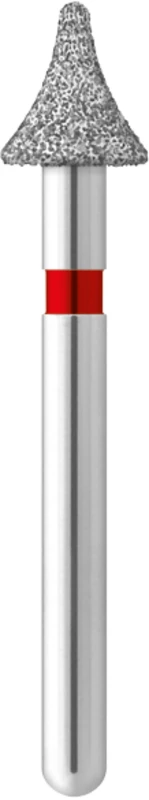 Fissurenschleifer 833  Packung  6 Stück rot fein, FG, Figur 466, 3,5 mm, ISO 033