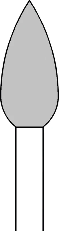 Fräser H 78  Packung  6 Stück, HP, Figur 257, 11 mm, ISO 050