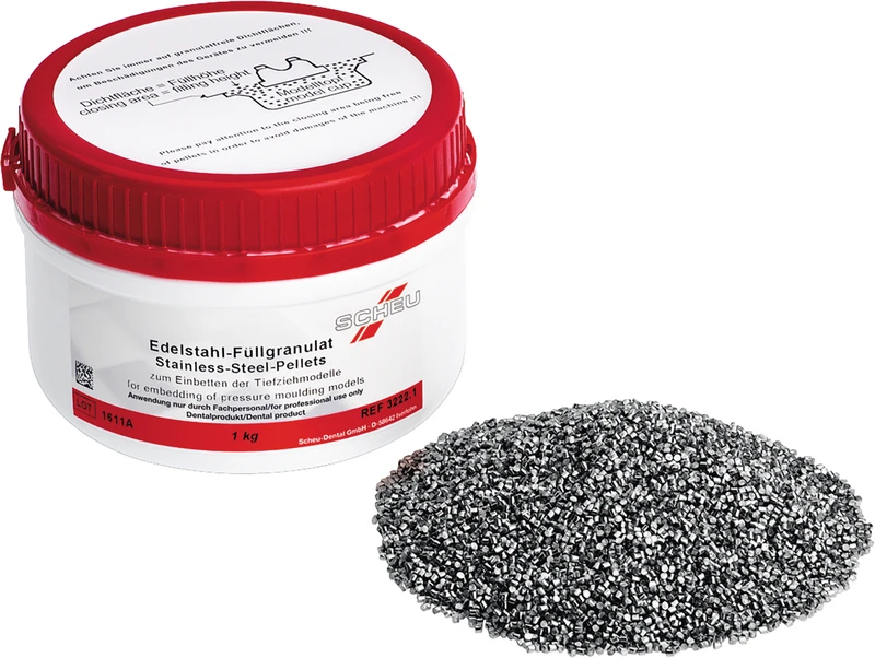 Edelstahl-Füllgranulat  Packung  1 kg