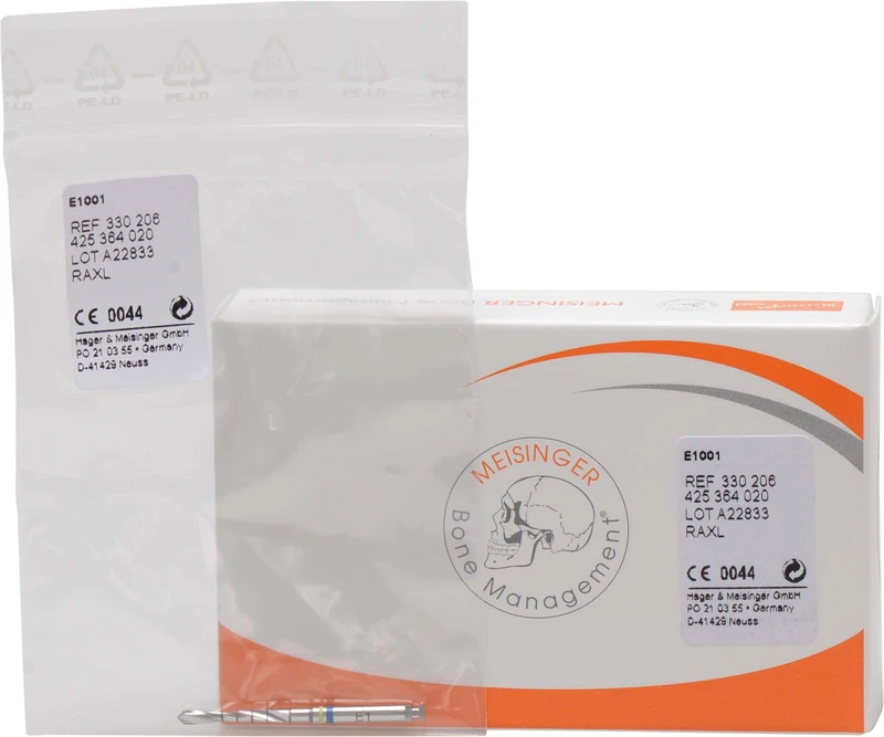 Pilotbohrer RA XL  Stück  RA XL, Figur 425, Typ E1001, 15 mm, ISO 020