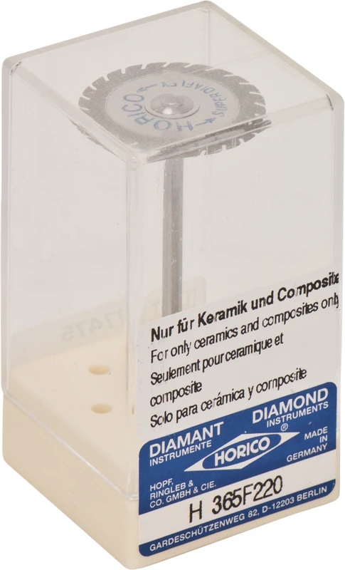 Superdiaflex® 365  Stück  doppelseitig, sehr flexibel, gelb extra-fein, HP, Figur 365 F 0,15 mm, ISO 220