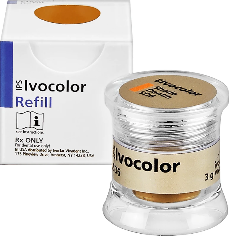 IPS Ivocolor Shade  Dose  3 g shade dentin SD6
