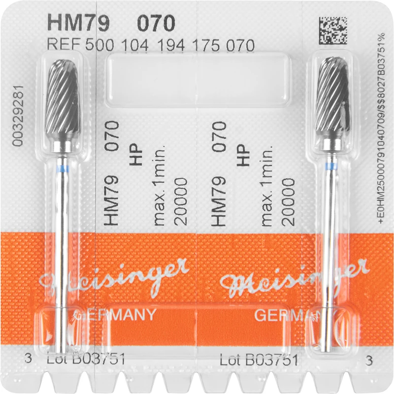 HM-Fräser S  Packung  2 Stück blau standard, HP, Figur 194, 14,7 mm, ISO 070