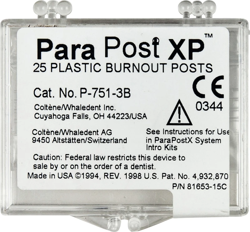 ParaPost® XP Ausbrennstifte  Bulkpackung  25 Stück Ø 0,9 mm