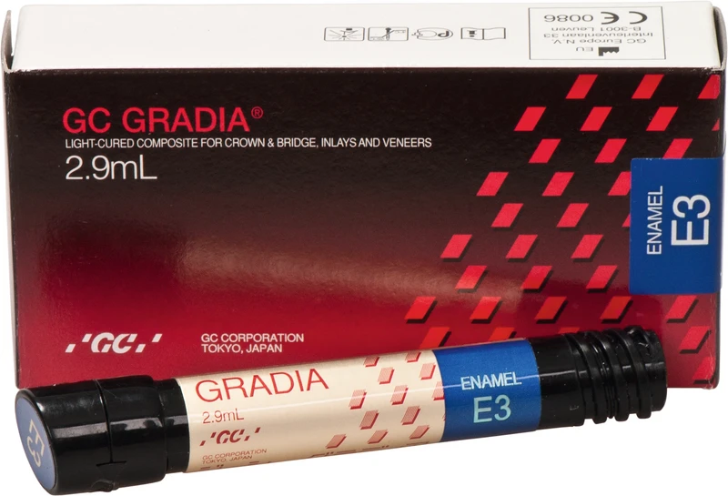 GC GRADIA®  Spritze  2,9 ml Paste enamel E3