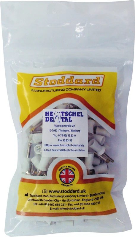Gummipolierer  Packung  100 Stück grau, mit Lamellen