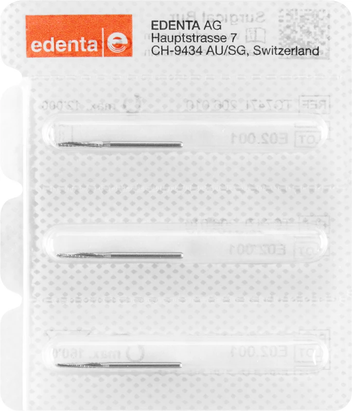 Chirurgie Knochenfräser nach Lindemann C162  Packung  3 Stück FG XL, Figur 408, 9 mm, ISO 016