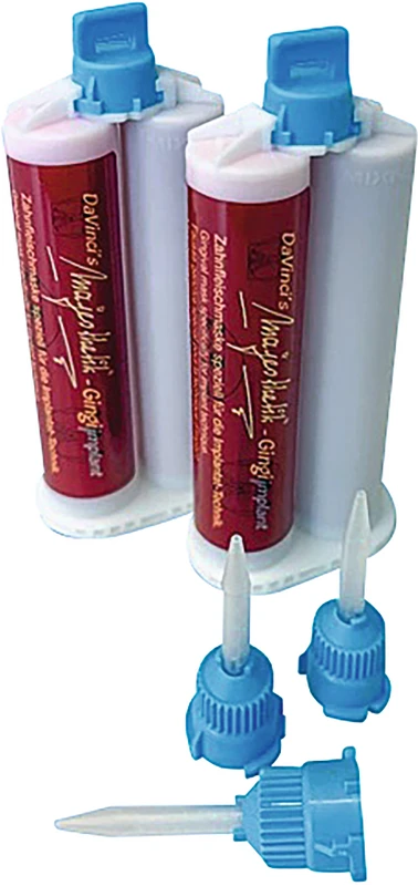 Majesthetik-Gingiimplant   Set  2 x 50 ml Doppelkartusche, 12 Mischkanülen
